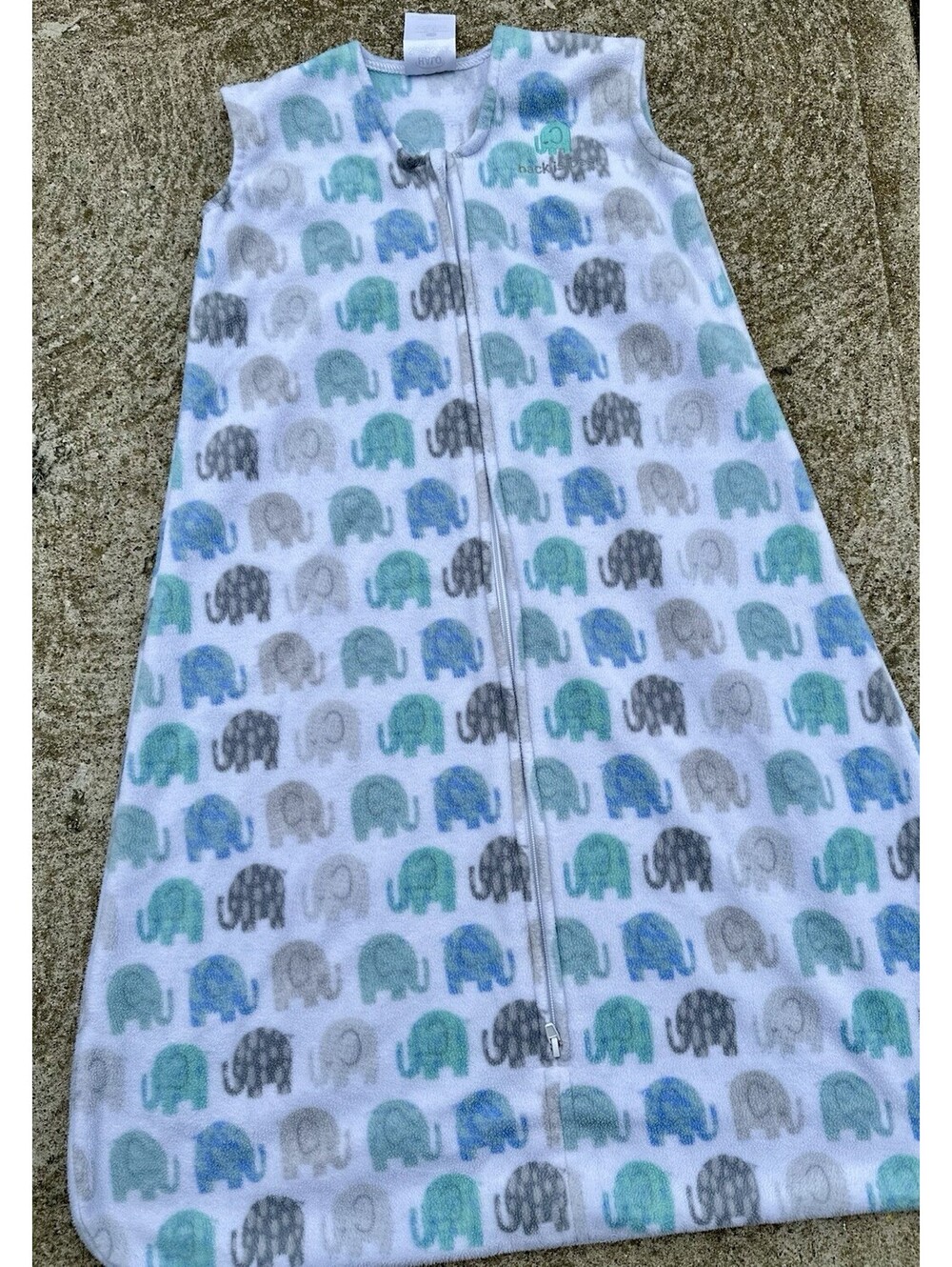 Halo SleepSack Wearable Blanket Fleece Elephants 12-18 Months